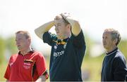 29 June 2014: Offaly manager Brian Whelahan. GAA Hurling All-Ireland Senior Championship, Round 1, Antrim v Offaly, Ballycastle, Co. Antrim. Picture credit: Oliver McVeigh / SPORTSFILE