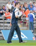 28 June 2014; Injured Armagh player Caolan Rafferty. Ulster GAA Football Senior Championship, Semi-Final, Armagh v Monaghan, St Tiernach's Park, Clones, Co. Monaghan. Picture credit: Ramsey Cardy / SPORTSFILE