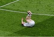 29 June 2014: A dejected Ollie Lyons, Kildare, falls to the ground after the game. Leinster GAA Football Senior Championship Semi-Final, Kildare v Meath, Croke Park, Dublin. Picture credit: Dáire Brennan / SPORTSFILE