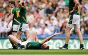 29 June 2014: Kevin Reilly, Meath, looks for medical attention after picking up an injury. Leinster GAA Football Senior Championship, Semi-Final, Kildare v Meath. Croke Park, Dublin. Picture credit: Piaras Ó Mídheach / SPORTSFILE