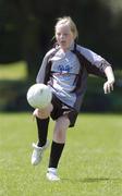 13 July 2006; Saoirse Devlin, from Finglas, at the North Dublin Cul Camp. The GAA Vhi Cul Camps have been extremely popular to date and are expected to attract a record 75,000 children over the summer months. The camps run through til August 25th. Erins Isle GAA Club, Co. Dublin. Picture credit: Damien Eagers / SPORTSFILE