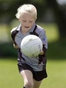 13 July 2006; Rachel Maguire, from Finglas, in action during the North Dublin Cul Camp. The GAA Vhi Cul Camps have been extremely popular to date and are expected to attract a record 75,000 children over the summer months. The camps run through until August 25th. Erins Isle GAA Club, Co. Dublin. Picture credit: Damien Eagers / SPORTSFILE