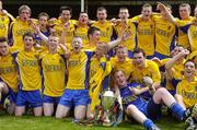 16 July 2006; The Roscommon minor team celebrate victory. ESB Connacht Minor Football Championship Final, Mayo v Roscommon, McHale Park, Castlebar, Co. Mayo. Picture credit: Damien Eagers / SPORTSFILE