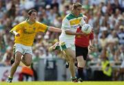 16 July 2006; Conor Mahon, Offaly, in action against Ciaran Lynch, Meath. ESB Leinster Minor Football Championship Final, Offaly v Meath, Croke Park, Dublin. Picture credit: Ray McManus / SPORTSFILE