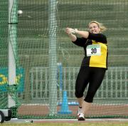 22 July 2006; Eileen O'Keeffe, Kilkenny City Harriers A.C., on her way to winning the Women's Hammer event during the at the AAI National Senior Track and Field Championships. Morton Stadium, Santry, Dublin. Picture credit: Pat Murphy / SPORTSFILE