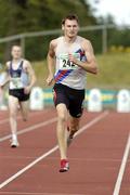 22 July 2006; David Gillick, Dundrum South Dublin A.C., crosses the line to win his 400m heat at the AAI National Senior Track and Field Championships. Morton Stadium, Santry, Dublin. Picture credit: Pat Murphy / SPORTSFILE