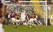 22 July 2006; Kilkenny goalkeeper James McGarry fails to stop Eugene Cloonan, Galway, from scoring a penalty. Guinness All-Ireland Senior Hurling Championship Quarter-Final, Galway v Kilkenny, Semple Stadium, Thurles, Co. Tipperary. Picture credit: Damien Eagers / SPORTSFILE