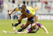23 July 2006; Michael Jacob, Wexford, in action against Brian O'Connell, Clare.. Guinness All-Ireland Senior Hurling Championship Quarter-Final, Clare v Wexford, Croke Park, Dublin. Picture credit: Matt Browne / SPORTSFILE