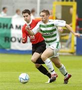 23 July 2006; David O'Connor, Shamrock Rovers, in action against Cathal O'Connor, Dundalk. eircom League, First Division, Shamrock Rovers v Dundalk, Tolka Park, Dublin. Picture credit: Pat Murphy / SPORTSFILE