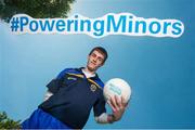 30 June 2014: Eoin Fallon, from Roscommon, was today awarded the Electric Ireland Powering Minors award (#PoweringMinors) for 2014. Fellow teammates from the Roscommon Minor panel nominated Eoin for the award as the person who they feel epitomises Electric Ireland’s campaign tagline, “There’s nothing minor about playing Minors” in their performance and attitude both on and off the pitch. Each Provincial Finalist panel in hurling and football will nominate a teammate to win an iPad. Launch of #PoweringMinors Award, Merrion Square, Dublin. Picture credit: Brendan Moran / SPORTSFILE