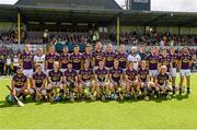 5 July 2014; The Wexford squad. GAA Hurling All-Ireland Senior Championship, Round 1, Clare v Wexford, Cusack Park, Ennis, Co. Clare. Picture credit: Ray McManus / SPORTSFILE