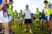 18 July 2006; Longford manager Luke Dempsey speaks to his players during football training. Longford Slashers GAA Ground, Longford. Picture credit: Damien Eagers / SPORTSFILE