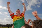 23 July 2006; Robert Foley, Carlow, celebrates at the end of the game. Christy Ring Cup Semi-Final, Down v Carlow, Cusack Park, Mullingar, Co. Westmeath. Picture credit: David Maher / SPORTSFILE