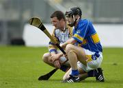 23 July 2006; Tipperary goalkeeper Brendan Cummins and full-back Paul Curran contemplate what might have been. Guinness All-Ireland Senior Hurling Championship Quarter-Final, Tipperary v Waterford, Croke Park, Dublin. Picture credit: Ray McManus / SPORTSFILE