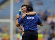 23 July 2006; Waterford manager Justin Mccarthy celebrates with County Board Chairman Pat Flynn. Guinness All-Ireland Senior Hurling Championship Quarter-Final, Tipperary v Waterford, Croke Park, Dublin. Picture credit: Aoife Rice / SPORTSFILE