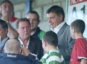 26 July 2006; The Portsmouth manager Harry Rednapp, left, and the Bolton manage Sam Allardyce before the start of the game. UEFA Champions League, 2nd Qualifying Round, 1st Leg, Cork City v FK Crvena Zvezda, Turners Cross, Cork. Picture credit: David Maher / SPORTSFILE