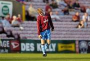 27 July 2006; Glen Fitzpatrick, Drogheda United, reacts to HJK Helsinki's first goal. UEFA Cup 1st Round, 2nd Leg, Drogheda United v HJK Helsinki, Dalymount Park, Dublin. Picture credit; Brian Lawless / SPORTSFILE
