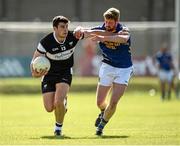 5 July 2014; Pat Hughes, Sligo, in action against Kevin Murphy, Wicklow. GAA Football All Ireland Senior Championship, Round 2A, Wicklow v Sligo, County Grounds, Aughrim, Co. Wicklow. Picture credit: Matt Browne / SPORTSFILE
