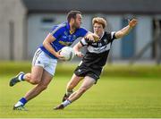 5 July 2014; Anthony McLoughlin, Wicklow, in action against David Kelly, Sligo. GAA Football All Ireland Senior Championship, Round 2A, Wicklow v Sligo, County Grounds, Aughrim, Co. Wicklow. Picture credit: Matt Browne / SPORTSFILE