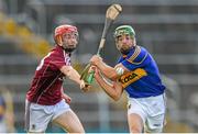 5 July 2014; James Woodlock, Tipperary, in action against Cathal Mannion, Galway. GAA Hurling All Ireland Senior Championship, Round 1, Tipperary v Galway. Semple Stadium, Thurles, Co. Tipperary. Picture credit: Stephen McCarthy / SPORTSFILE