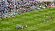 6 July 2014; Conal Keaney, Dublin, scores a point from a penalty during the first half. Leinster GAA Hurling Senior Championship Final, Dublin v Kilkenny, Croke Park, Dublin. Picture credit: Dáire Brennan / SPORTSFILE