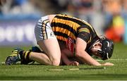 6 July 2014; Walter Walsh, Kilkenny, goes down with an injury during the second half. Leinster GAA Hurling Senior Championship Final, Dublin v Kilkenny, Croke Park, Dublin. Picture credit: Stephen McCarthy / SPORTSFILE