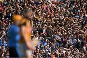6 July 2014; Supporters watch on during the game. Leinster GAA Hurling Senior Championship Final, Dublin v Kilkenny, Croke Park, Dublin. Picture credit: Stephen McCarthy / SPORTSFILE