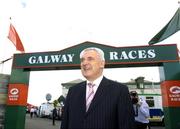 1 August 2006; An Taoiseach Bertie Ahern T.D. arrives at the Galway Races, Ballybrit, Co. Galway. Picture credit; Matt Browne / SPORTSFILE