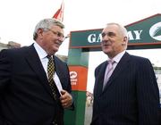 1 August 2006; An Taoiseach Bertie Ahern T.D. in conversation with former Government Minister and EU Commissioner Ray McSharry at the Galway Races. Ballybrit, Co. Galway. Picture credit; Matt Browne / SPORTSFILE