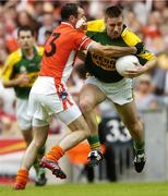 5 August 2006; Darragh O'Se, Kerry, in action against Steven McDonnell, Armagh. Bank of Ireland All-Ireland Senior Football Championship Quarter-Final, Armagh v Kerry, Croke Park, Dublin. Picture credit; David Maher / SPORTSFILE