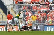 5 August 2006; Kieran Donaghy, Kerry, scores a second Kerry goal past Armagh goalkeeper Paul Hearty. Bank of Ireland All-Ireland Senior Football Championship Quarter-Final, Armagh v Kerry, Croke Park, Dublin. Picture credit; Damien Eagers / SPORTSFILE