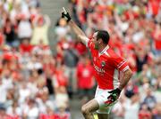 5 August 2006; Steven McDonnell, Armagh, celebrates his goal. Bank of Ireland All-Ireland Senior Football Championship Quarter-Final, Armagh v Kerry, Croke Park, Dublin. Picture credit; Oliver McVeigh / SPORTSFILE