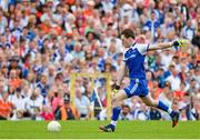 6 July 2014; Monaghan goalkeeper Rory Beggan takes a free. Ulster GAA Football Senior Championship, Semi-Final Replay, Armagh v Monaghan, St Tiernach's Park, Clones, Co. Monaghan. Picture credit: Piaras Ó Mídheach / SPORTSFILE