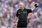 6 July 2014; Referee Marty Duffy. Ulster GAA Football Senior Championship, Semi-Final Replay, Armagh v Monaghan, St Tiernach's Park, Clones, Co. Monaghan. Picture credit: Ramsey Cardy / SPORTSFILE