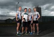 7 July 2014; Kildare manager Jason Ryan, second from left, with Kildare players, from left to right, Tommy Moolick, Fergal Conway and Tomas O'Connor during the announcement of a Kildare GAA deal with Global Nutrition Company Herbalife. Brady Family GAA Gym, Newbridge, Co. Kildare. Picture credit: David Maher / SPORTSFILE