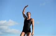 8 July 2014; Ireland's Zoe Brown celebrates after winning the Women's Pole Vault. Cork City Sports 2014, CIT, Bishopstown, Cork. Picture credit: Brendan Moran / SPORTSFILE