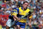 6 June 1999; Colin Lynch of Clare during the Munster Intermediate Hurling Championship match between Tipperary and Clare at Páirc Uí Chaoimh in Cork. Photo by Ray McManus/Sportsfile