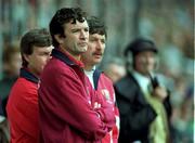 26 May 1996. Cork manager Jimmy Barry Murphy, centre, during the Munster Senior Hurling Championship Quarter-Final match between Cork and Limerick at Pairc Ui Chaoimh in Cork. Photo by Ray McManus/Sportsfile
