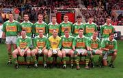 18 July 1999; Kerry team ahead of the Bank of Ireland Munster GAA Football Championship Final match between Cork and Kerry at Páirc Uí Chaoimh in Cork. Photo by Brendan Moran/Sportsfile