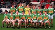 18 July 1999; Kerry team ahead of the Munster GAA Football Minor Championship Final match between Cork and Kerry at Páirc Uí Chaoimh in Cork. Photo by Brendan Moran/Sportsfile