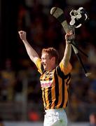 15 August 1999; Peter Barry of Kilkenny celebrates following the Guinness All-Ireland Senior Hurling Championship Semi-Final match between Kilkenny and Clare at Croke Park in Dublin. Photo by Brendan Moran/Sportsfile