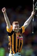 15 August 1999; Peter Barry of Kilkenny celebrates following the Guinness All-Ireland Senior Hurling Championship Semi-Final match between Kilkenny and Clare at Croke Park in Dublin. Photo by Brendan Moran/Sportsfile