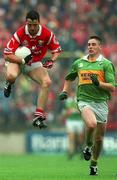 18 July 1999; Michael O'Sullivan of Cork in action against Dara O'Sé of Kerry during the Bank of Ireland Munster GAA Football Championship Final match between Cork and Kerry at Páirc Uí Chaoimh in Cork. Photo by Ray McManus/Sportsfile