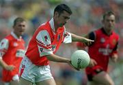 1 August 1999; Oisin McConville of Armagh during the Bank of Ireland Ulster Senior Football Championship Final match between Armagh and Down at St Tiernach's Park at Clones in Monaghan. Photo by Damien Eagers/Sportsfile