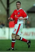 14 July 1999; Paul Campbell of St Patrick's Athletic during the UEFA Champions League Qualifying match between St Patricks Athletic and FSC Zimbru at Richmond Park in Dublin. Photo by Brendan Moran/Sportsfile