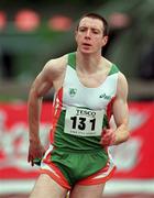 25 July 1999; Tomas Coman of Ireland competing in the mens 400m race during the Cork City Sports at the Maradyke in Cork. Photo by Brendan Moran/Sportsfile