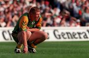 15 September 1996; Tommy Dowd of Meath during the All-Ireland Senior Football Championship Final between Meath and Mayo at Croke Park in Dublin. Photo by Brendan Moran /Sportsfile.