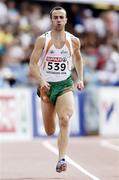 7 August 2006; Paul McKee, Ireland, in action during his heat of the Men's 400m where he finished 5th in a time of 46.48sec. SPAR European Athletics Championships, Ullevi Stadium, Gothenburg, Sweden. Picture credit; Brendan Moran / SPORTSFILE