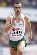 7 August 2006; Paul McKee, Ireland, in action during his heat of the Men's 400m where he finished 5th in a time of 46.48sec. SPAR European Athletics Championships, Ullevi Stadium, Gothenburg, Sweden. Picture credit; Brendan Moran / SPORTSFILE