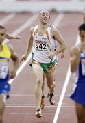 7 August 2006; Liam Reale, Ireland, crosses the line to finish 8th in his semi-final of the Men's 1500m in a time of 3.41.97mins and qualify for the final. SPAR European Athletics Championships, Ullevi Stadium, Gothenburg, Sweden. Picture credit; Brendan Moran / SPORTSFILE